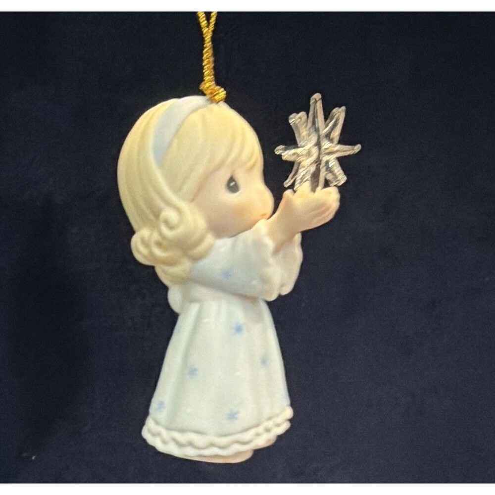 Precious Moments Porcelain Ornament Angel Girl 610025 2006